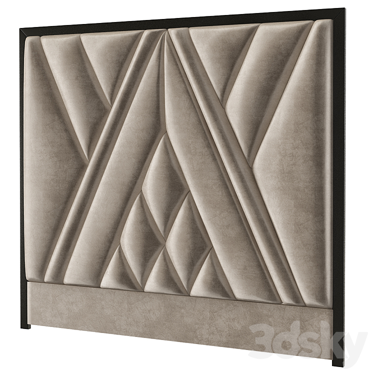 Wall Headboard Collection № 014 3DS Max - thumbnail 1