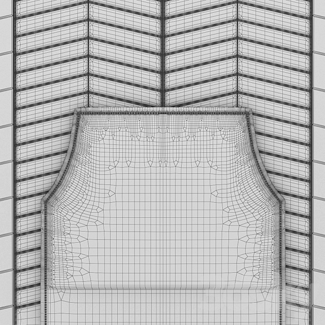 Wall panel. mirror. headboard 3DSMax File - thumbnail 2