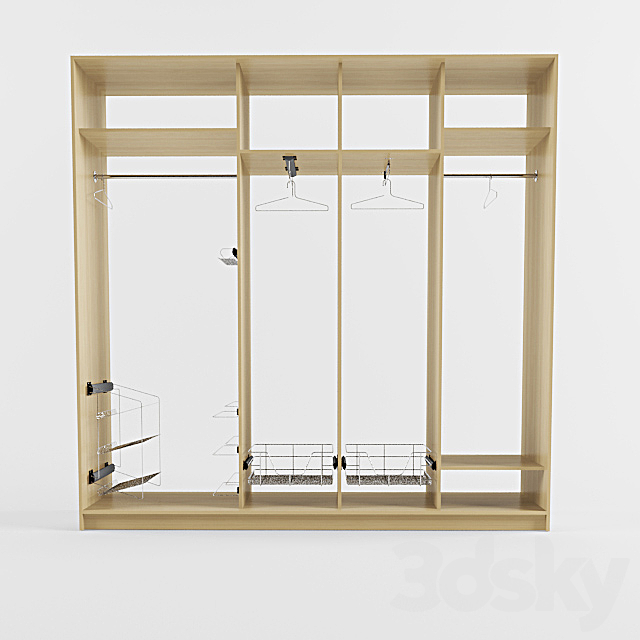 wardrobe 3DS Max Model - thumbnail 2