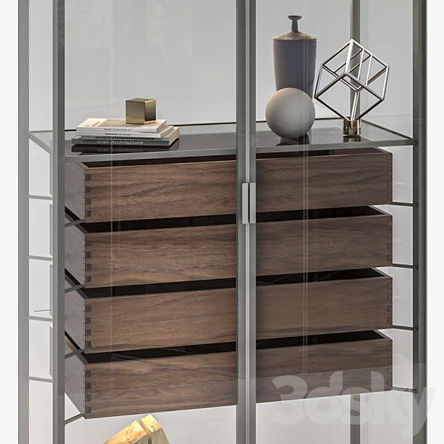 Wardrobe Alambra Rimadesio N2 3DS Max Model - thumbnail 2