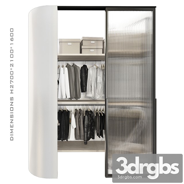 Wardrobe Block 9 3dsmax Download - thumbnail 1