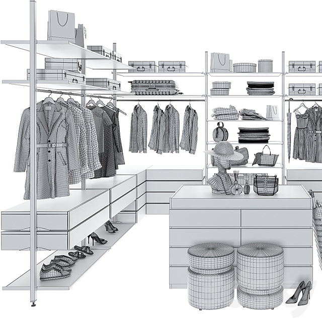 Wardrobe Raumplus Uno_5 3DSMax File - thumbnail 4