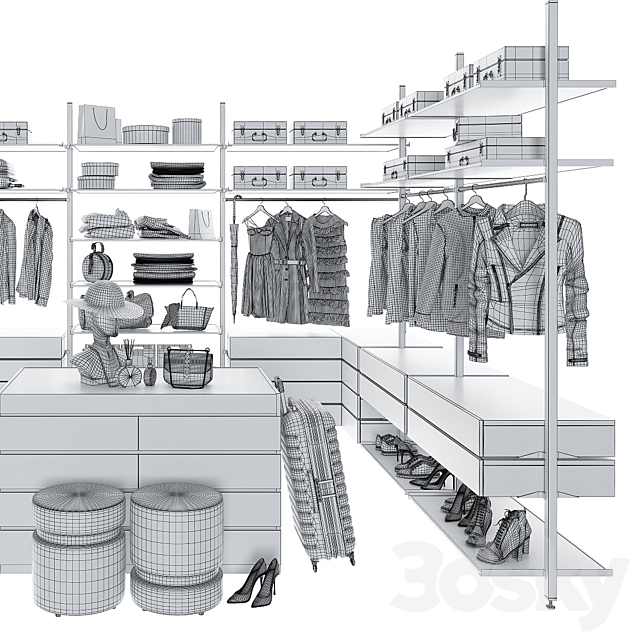 Wardrobe Raumplus Uno_5 3DSMax File - thumbnail 5