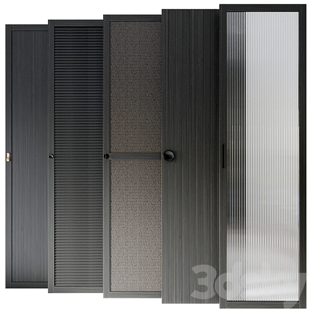 Waredrobe doors collection 3DSMax File - thumbnail 2