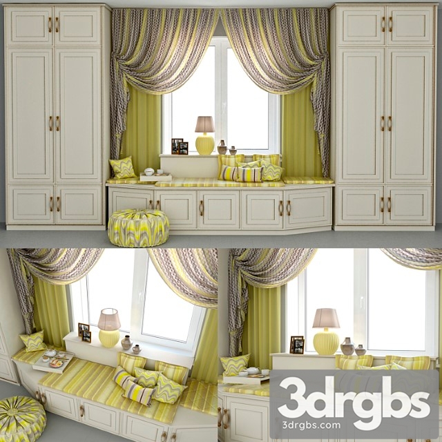 Window zone decoration 2 3dsmax Download - thumbnail 1