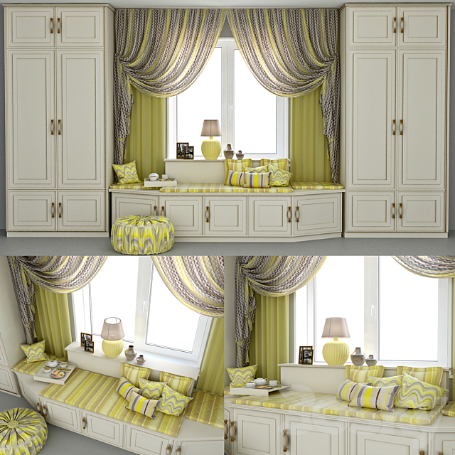 Window zone decoration 3DSMax File - thumbnail 1