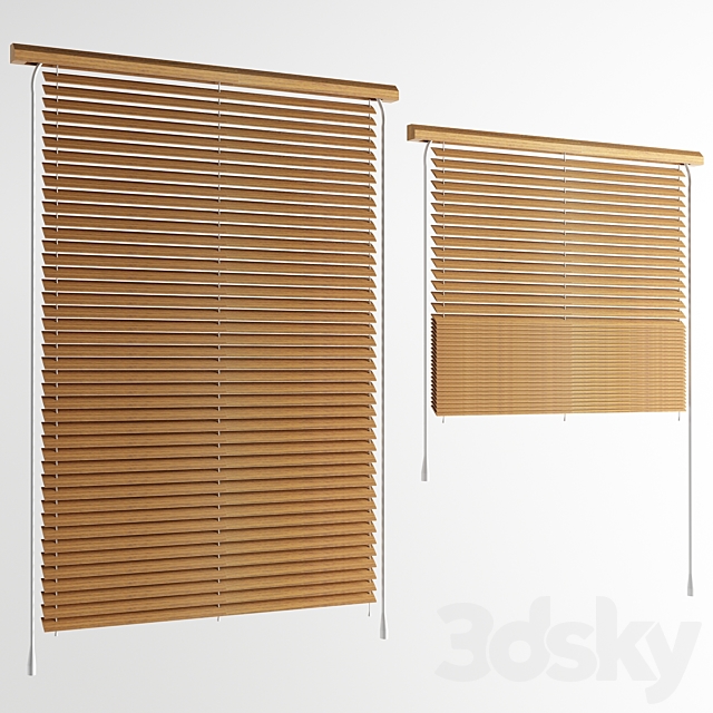 Wooden blinds 3DSMax File - thumbnail 1