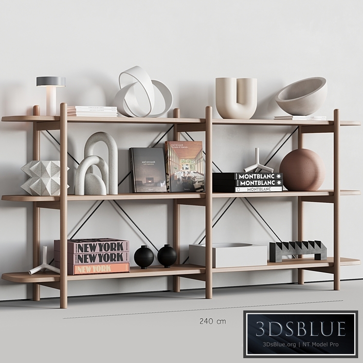 086 BROSA Dominic Wide Bookshelf 00 3DS Max - thumbnail 3