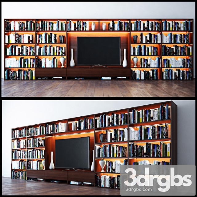 13 Stiellage Book Store 3dsmax Download - thumbnail 1