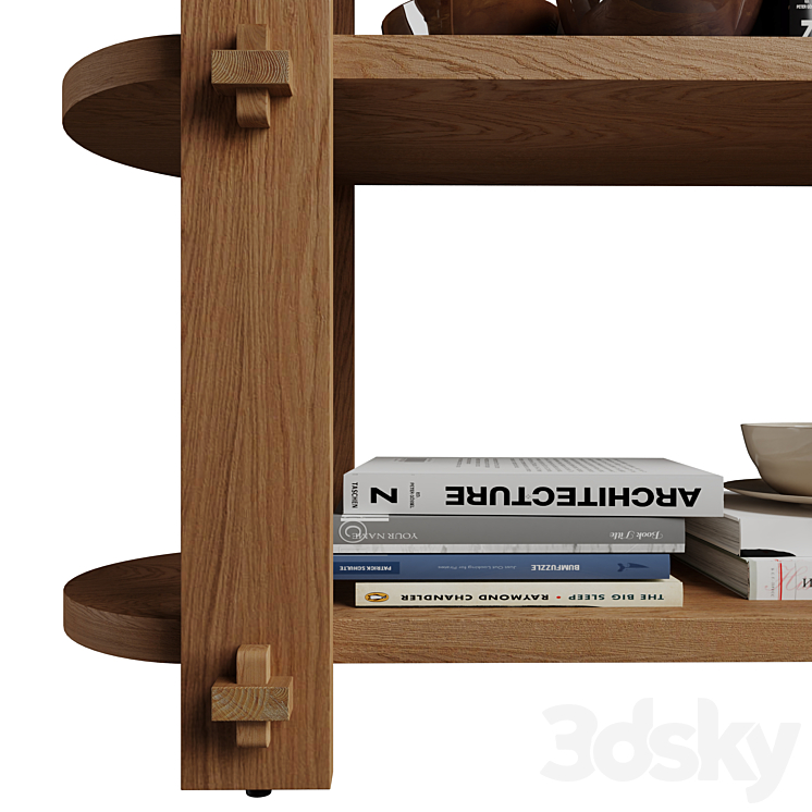 Amber Lewis for Anthropologie Petite Henderson Bookshelf 3DS Max - thumbnail 2