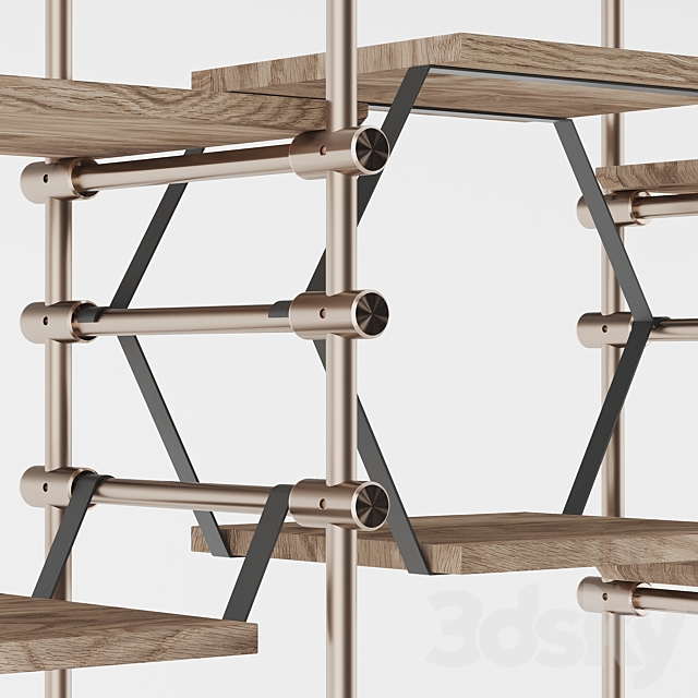 Amu Concept Rack bookshelf Rack 1 3DSMax File - thumbnail 4