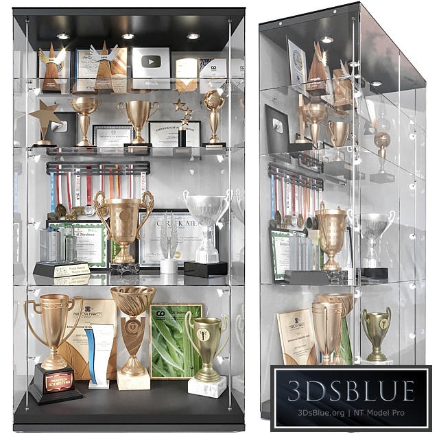 Award cabinet 3DS Max - thumbnail 3