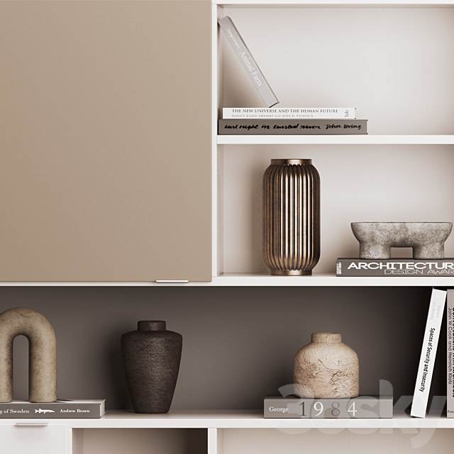 BoConcept Copenhagen Wall Unit 3DSMax File - thumbnail 6