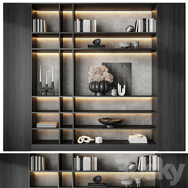 Bookcase 07 3ds Max - thumbnail 1