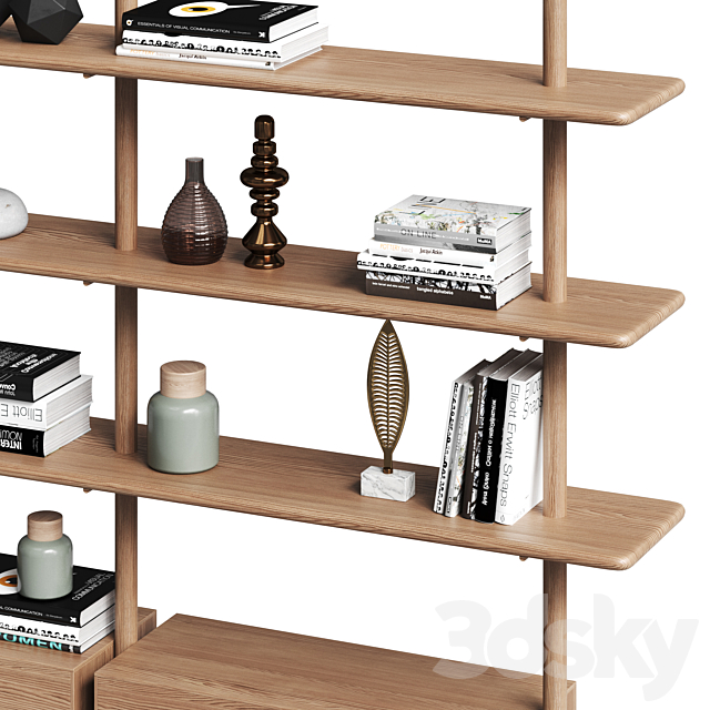 Bookcase 1 by SIORI 3DSMax File - thumbnail 5