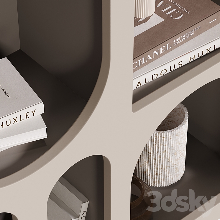 Bookcase Archy La Redoute Interieurs 3DS Max Model - thumbnail 2