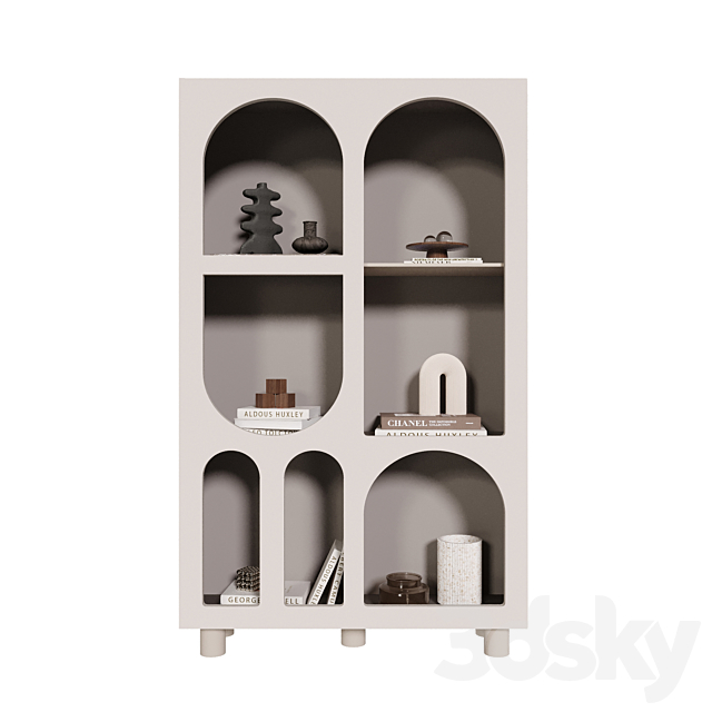 Bookcase Archy La Redoute Interieurs 3DSMax File - thumbnail 4