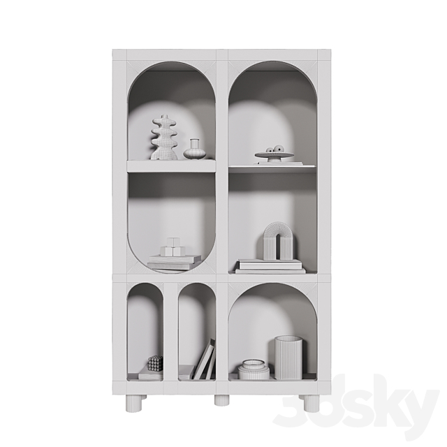 Bookcase Archy La Redoute Interieurs 3DSMax File - thumbnail 5