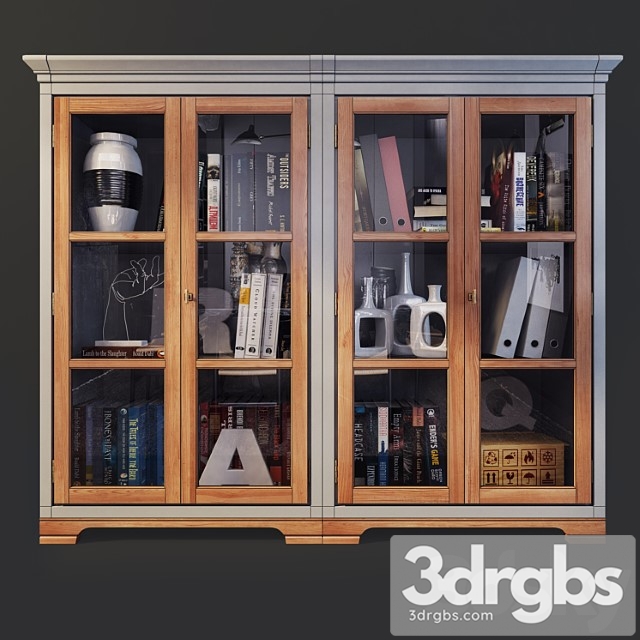 Bookcase Buffet Cuntry Tslub Fly 3dsmax Download - thumbnail 1