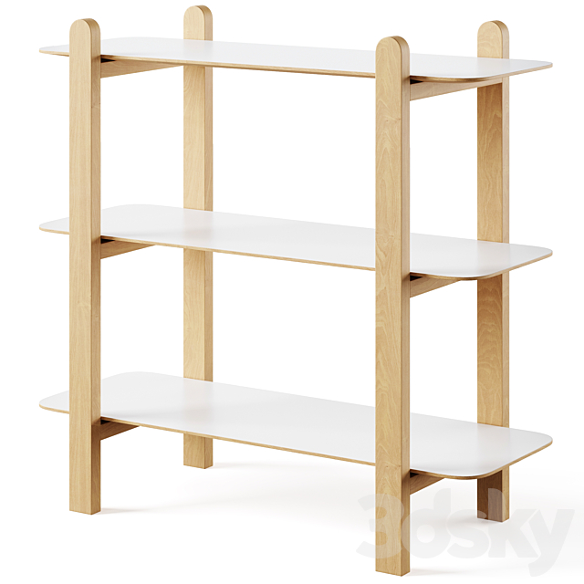 Bookcase Falcao by Cosmo 3DSMax File - thumbnail 4