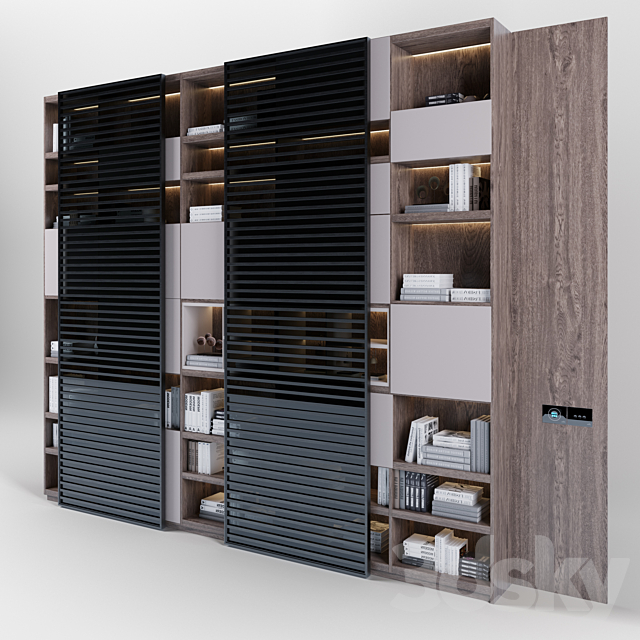 Bookcase Modern 3DSMax File - thumbnail 2