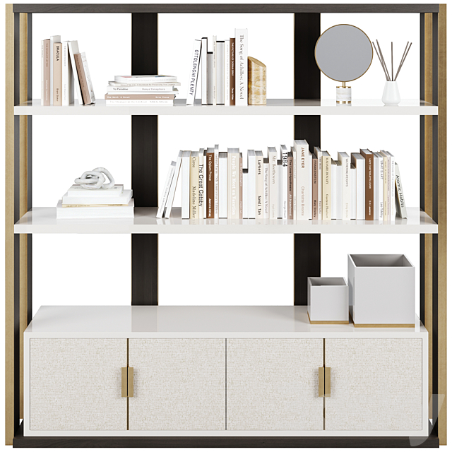 Bookcase NAPIER by Frato 3ds Max - thumbnail 2