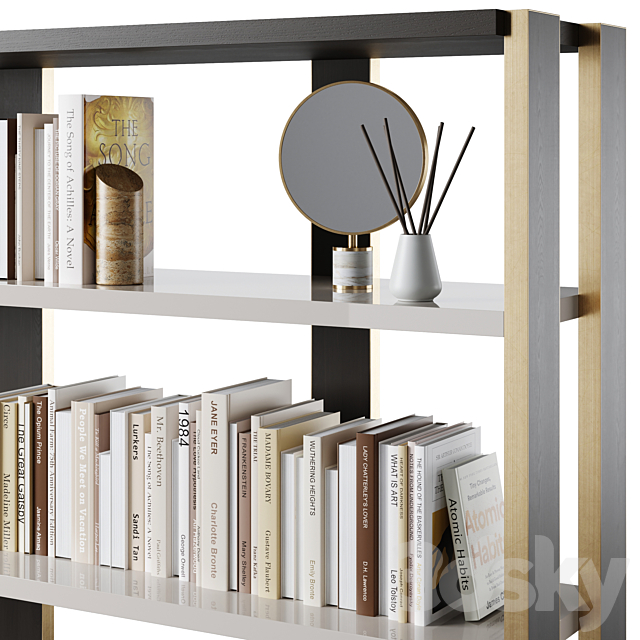 Bookcase NAPIER by Frato 3ds Max - thumbnail 3