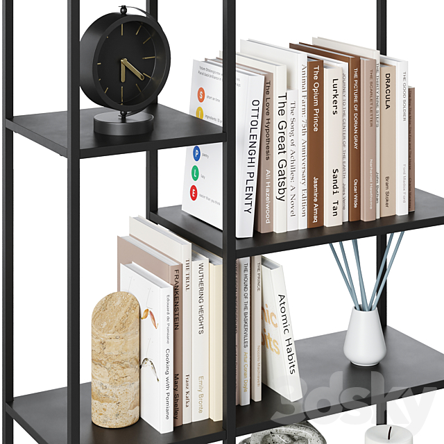 Bookcase Newcastle by Actona 3DSMax File - thumbnail 3