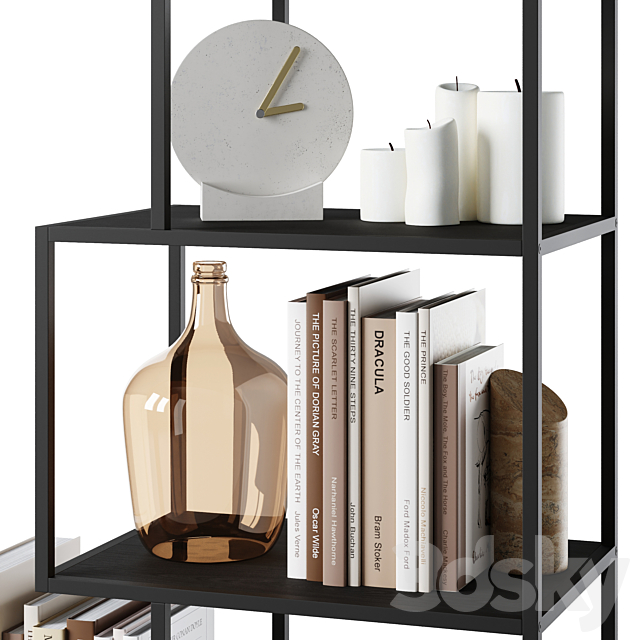 Bookcase Seaford by Actona 3DSMax File - thumbnail 3