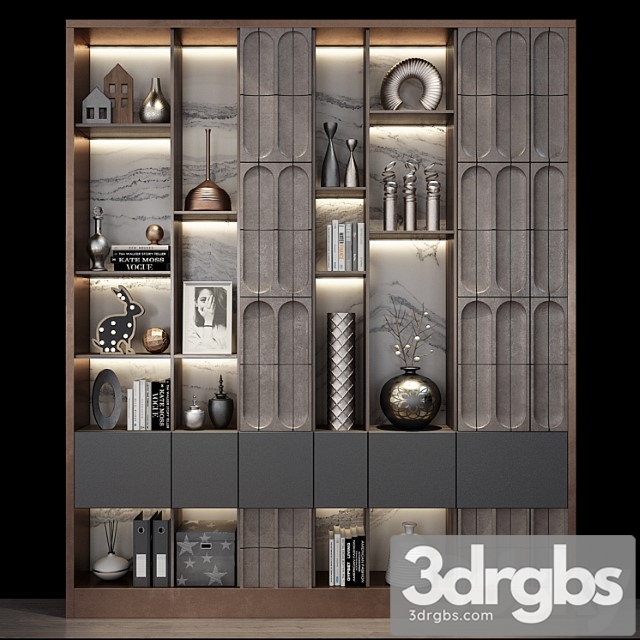 Cabinet furniture 0297 2 3dsmax Download - thumbnail 1