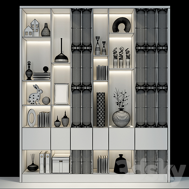 Cabinet Furniture 0297 3DSMax File - thumbnail 2