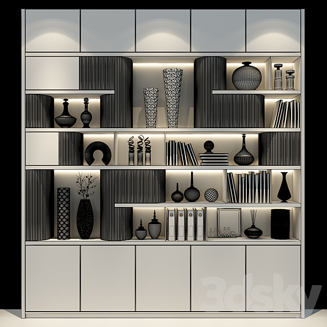 Cabinet Furniture 0392 3DS Max Model - thumbnail 2