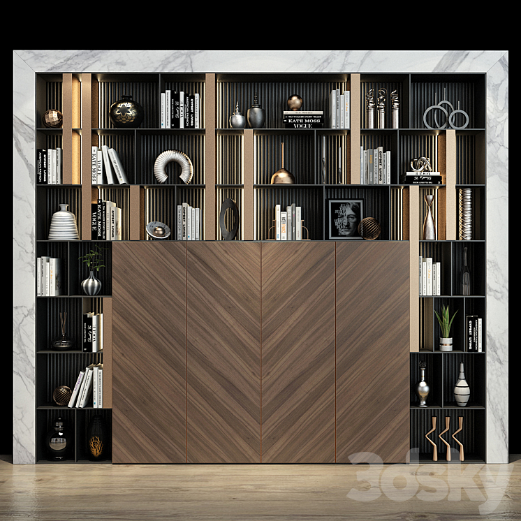 Cabinet Furniture 291 3DS Max - thumbnail 1