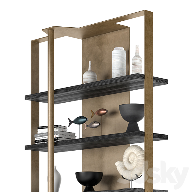 Caste holt bookcase 3DSMax File - thumbnail 3