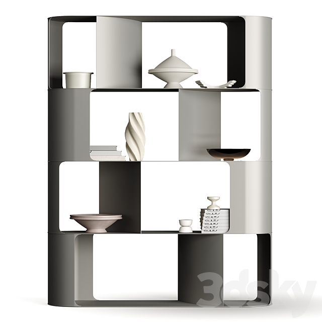 Cattelan Italia Fulham BookCase By Ono Design 3DSMax File - thumbnail 1