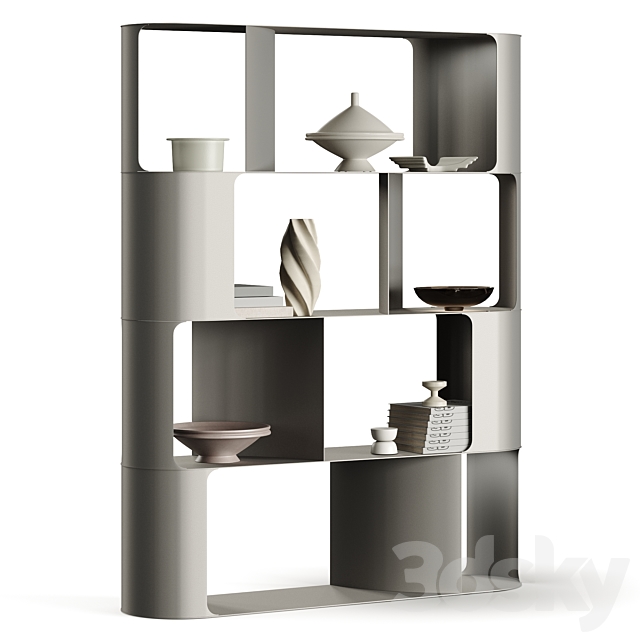 Cattelan Italia Fulham BookCase By Ono Design 3DSMax File - thumbnail 3