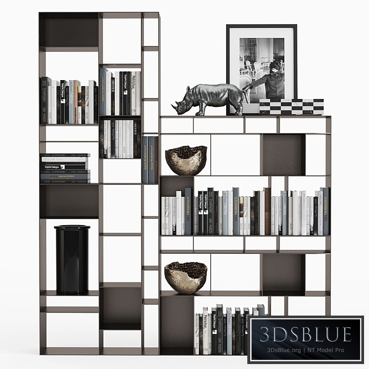 Cattelan Italia Latitude Bookcase 3DS Max - thumbnail 3