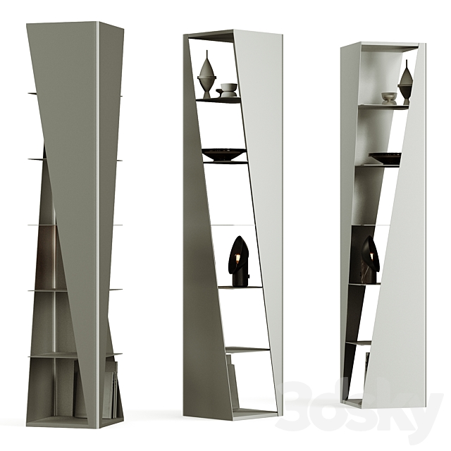 Cattelan Italia Rocket Bookcase 3DSMax File - thumbnail 1