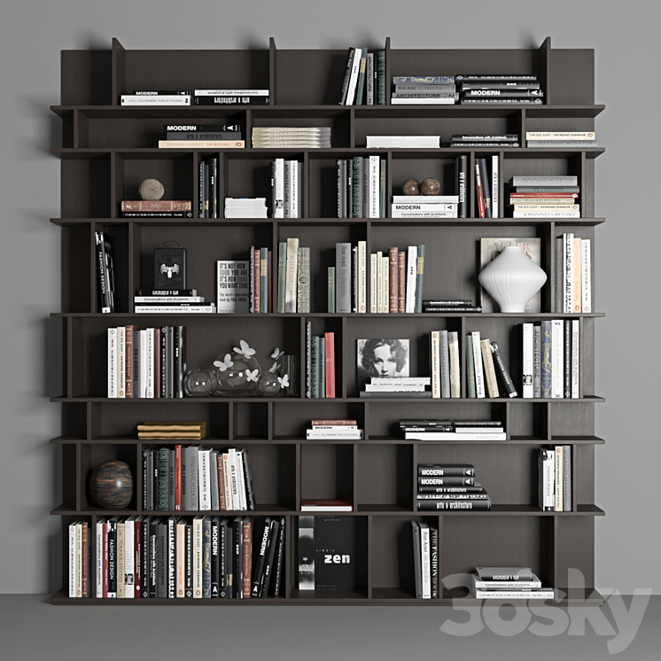 Cattelan wally bookcase 3DS Max - thumbnail 1