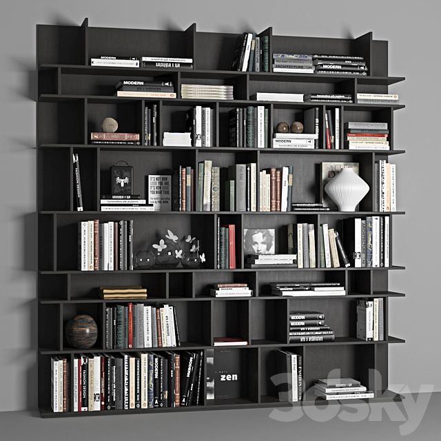 Cattelan wally bookcase 3DSMax File - thumbnail 2