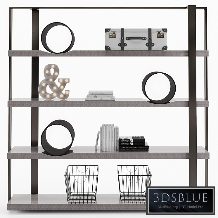 Cierre Imbottiti Bookcase O 3DS Max - thumbnail 3