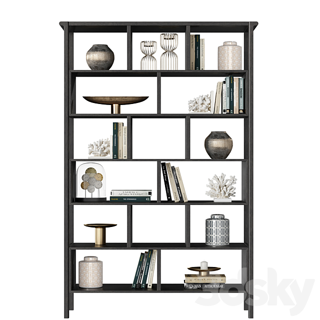 Dantone Home Contempo Shelving 3DS Max Model - thumbnail 2