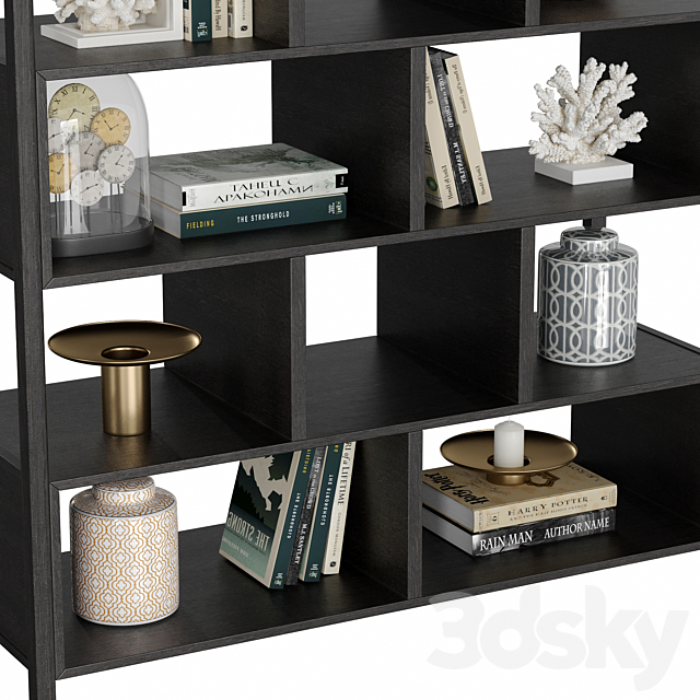 Dantone Home Contempo Shelving 3DS Max Model - thumbnail 4