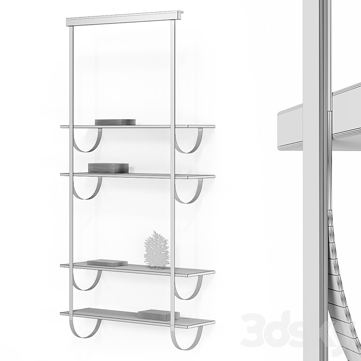 De Castelli – Talea bookcase 3DS Max Model - thumbnail 2