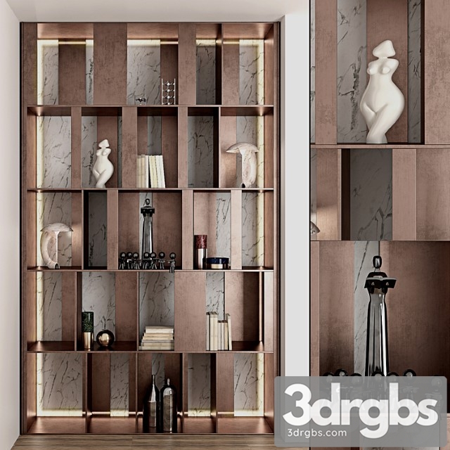 Decorative partition wall 2 3dsmax Download - thumbnail 1