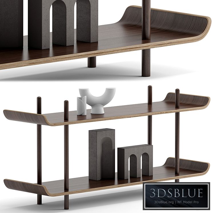 Double Demi Shelf 3DS Max - thumbnail 3