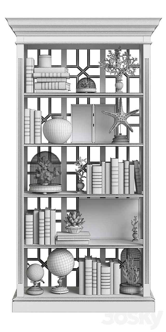 Eichholtz Cabinet Colliers 111391 3DS Max Model - thumbnail 3