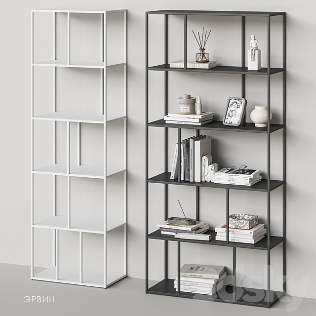 Erwin shelving Divan.ru 3DS Max Model - thumbnail 5