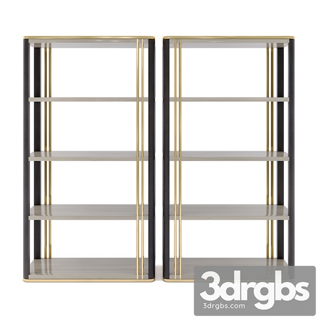 Frato lugano shelving unit 2 3dsmax Download - thumbnail 1