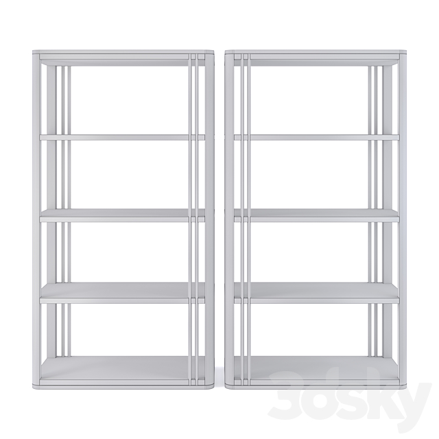 Frato. Lugano Shelving Unit 3DSMax File - thumbnail 2